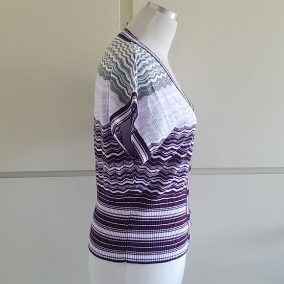 Red Berry Plum Dropped Shoulder Sweater Ve… - Picture 5 of 6